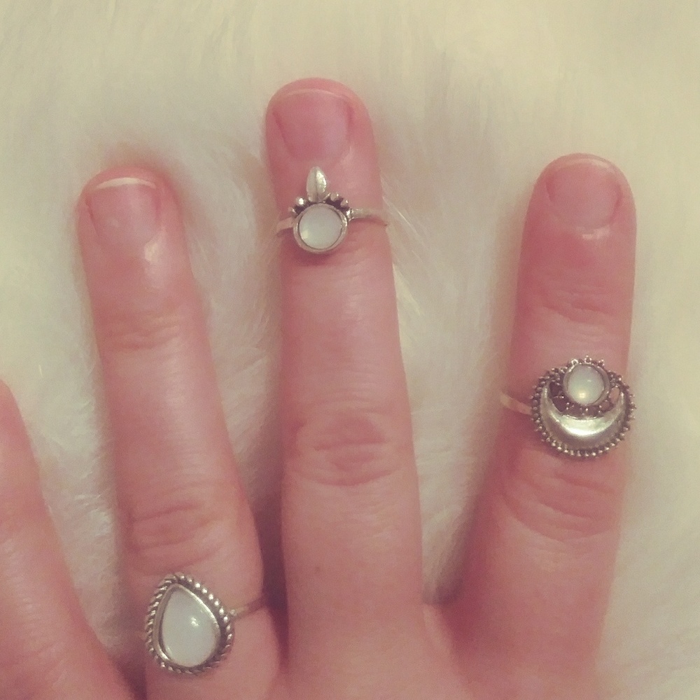 💛Set of 3 Boho rings